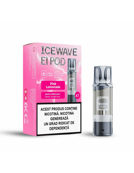 Cartus Icewave 1000 pufuri Pink Lemonade 20 mg.