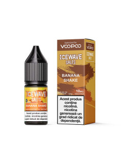 Lichid tigareta electronica 10 mg./ml. Banana Shake Icewave (10ml)