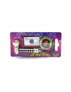 Set mini pipa si grinder 2 Rasta / Toro 2