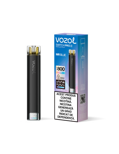 Kit Vozol Pro2 1000 pufuri Mr.Blue (blueberry, raspberry, blackberry, mint) (20mg)