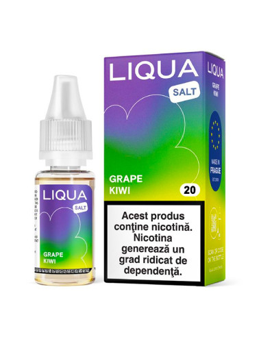 Lichid tigareta electronica 20 mg./ml. Grape Kiwi "Liqua Salt" (10ml)