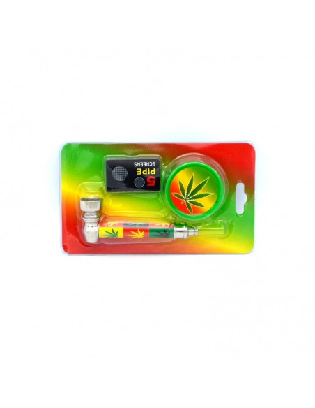 Set mini pipa si grinder plastic Bob / Toro