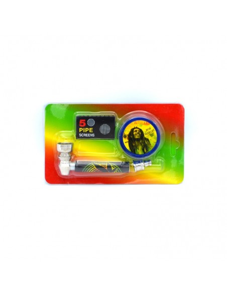 Set mini pipa si grinder plastic Bob / Toro
