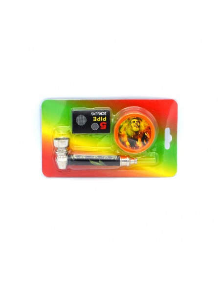 Set mini pipa si grinder plastic Bob / Toro