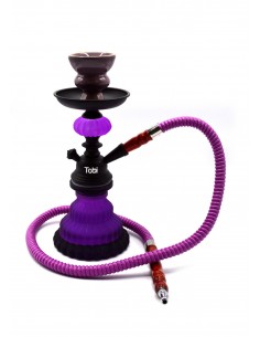 Narghilea Tobi, Belkas, 1 furtun, Mov, 26 cm