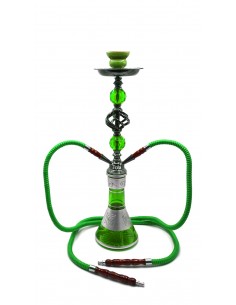 Narghilea Tobi, Maydum, 2 furtunuri, Rosu, 55 cm 2