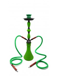 Narghilea Tobi, Minya, 2 furtunuri, Rosu, 54 cm 2