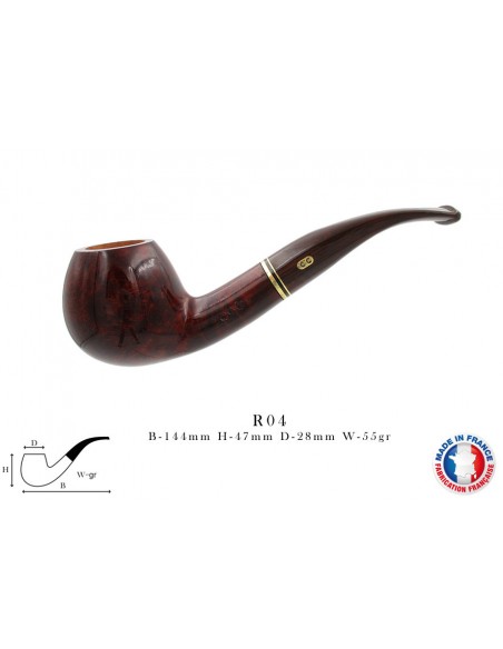 Pipa Montbrillant Smooth (R04) 9mm / Chacom