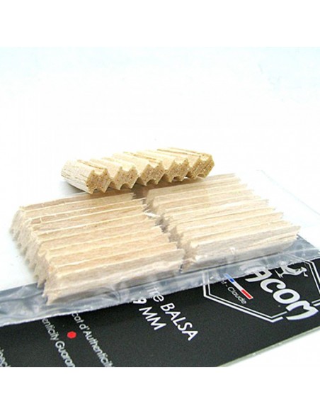 Filtre lemn balsa 9 mm (15buc.) / Chacom