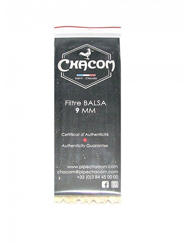 Filtre lemn balsa 9 mm (15buc.) / Chacom