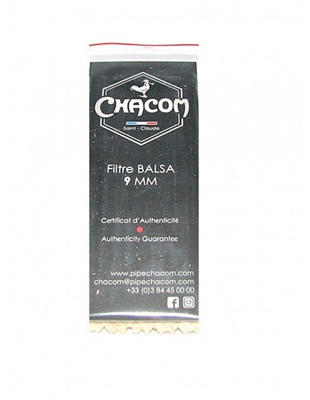 Filtre lemn balsa 9 mm (15buc.) / Chacom