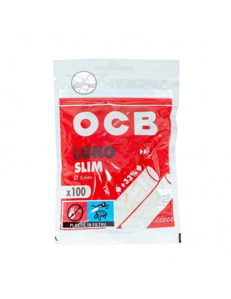Filtre Slim Long 6mm pentru tigarete (100buc.) OCB