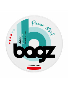 Nicotine pouch 15,4mg/pliculet Power Mint BAGZ
