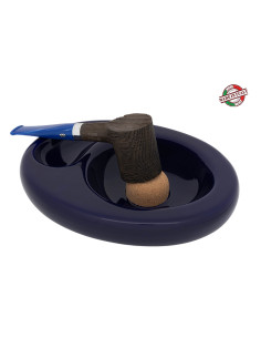 Scrumiera ceramica pipa Blue Cobalt / Chacom 2
