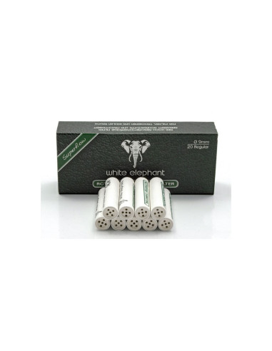 Filtre pipa 9mm Activate Charcoal White Elefant...